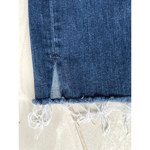 Adriano Goldschmied Denim Farrah High-Rise Skinny Ankle Raw Hem Blue Jeans 26R - Picture 10 of 13